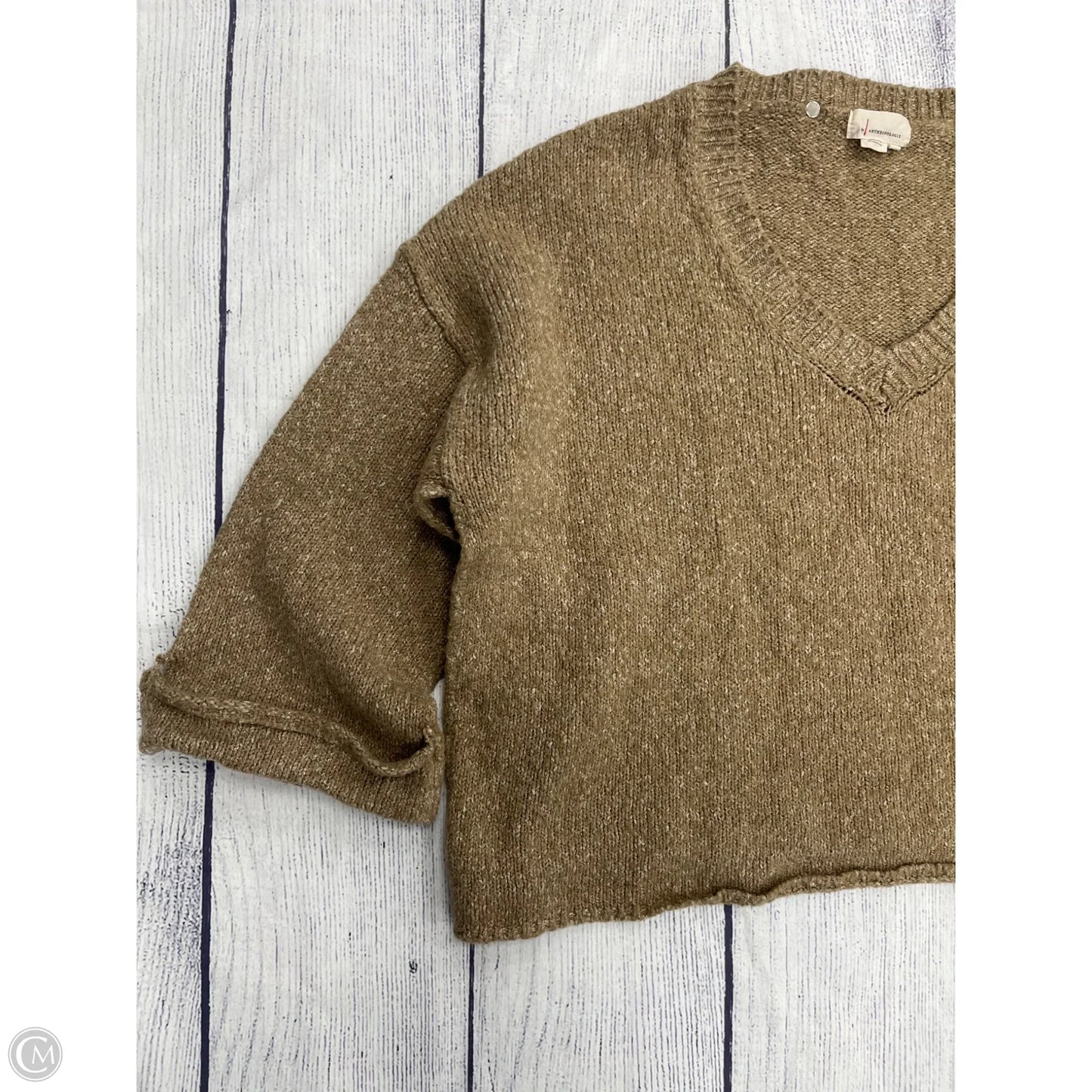 Sweater By Anthropologie In Brown, Size: Xl