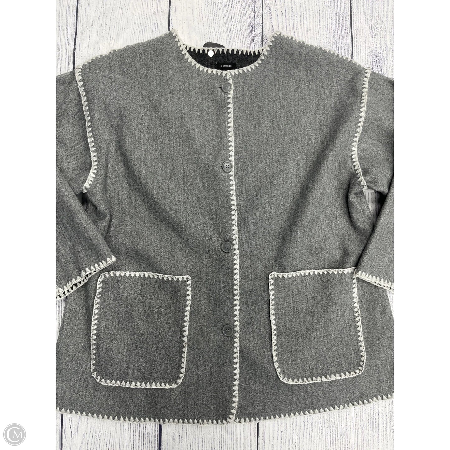 Cardigan By Halogen In Grey, Size: Xl