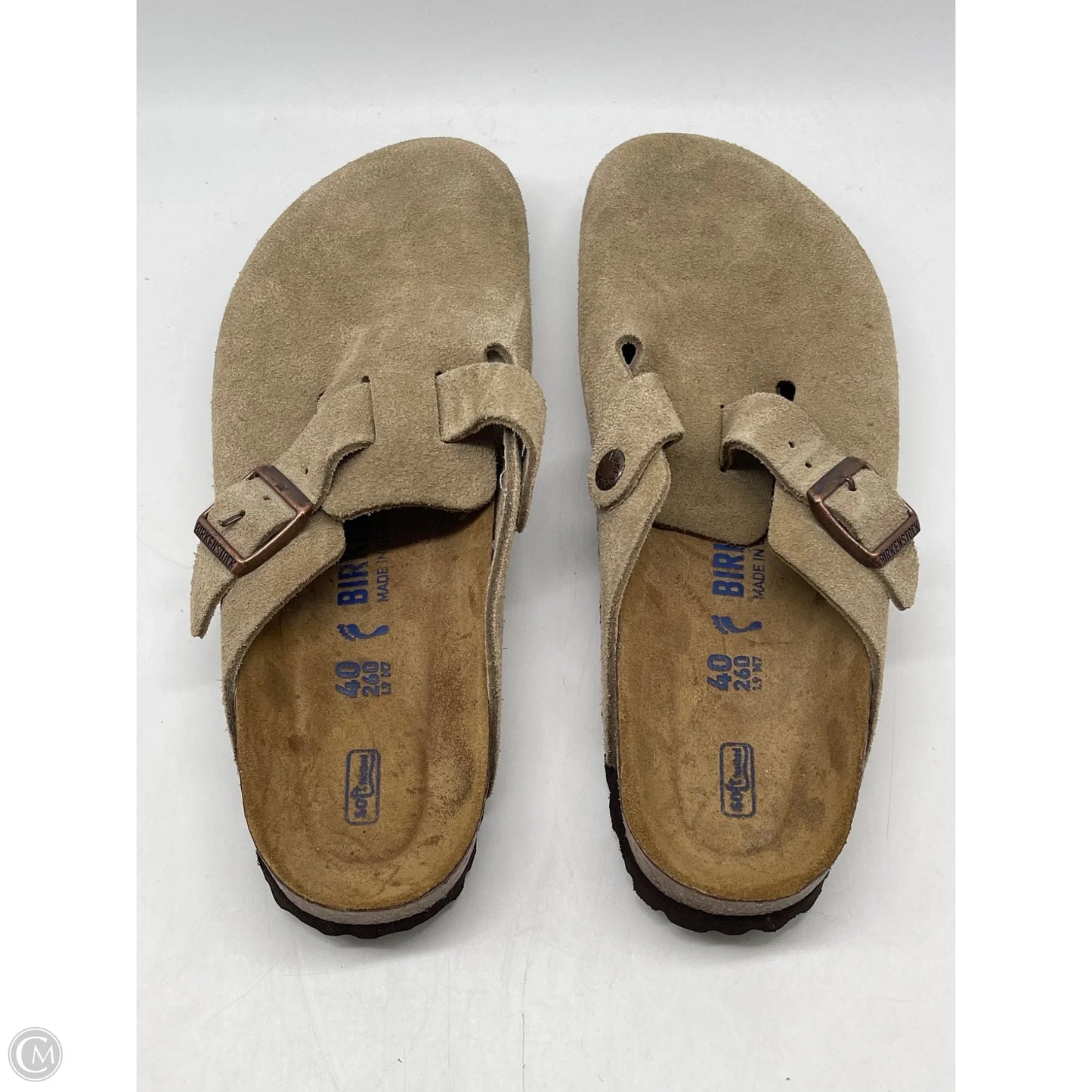 Shoes Flats By Birkenstock In Tan, Size: 9