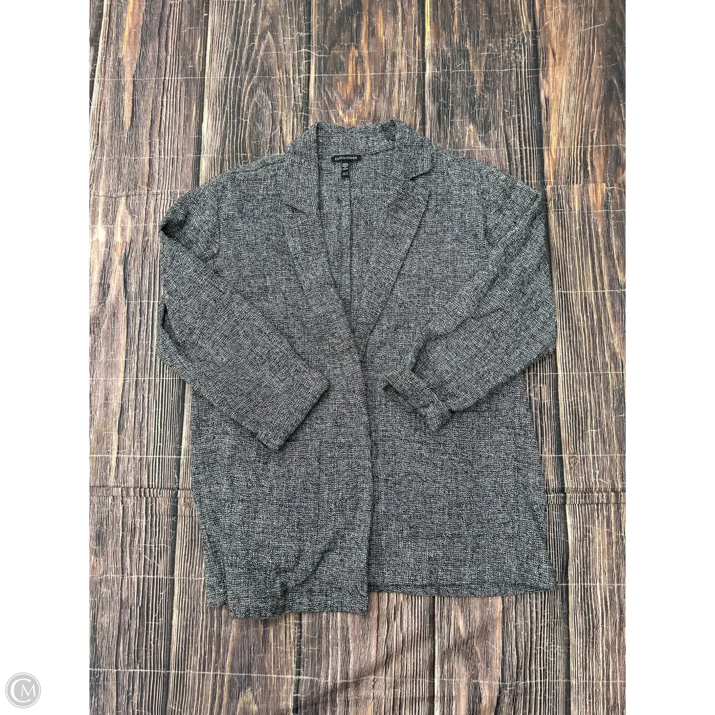 Blazer By Eileen Fisher In Grey, Size: M