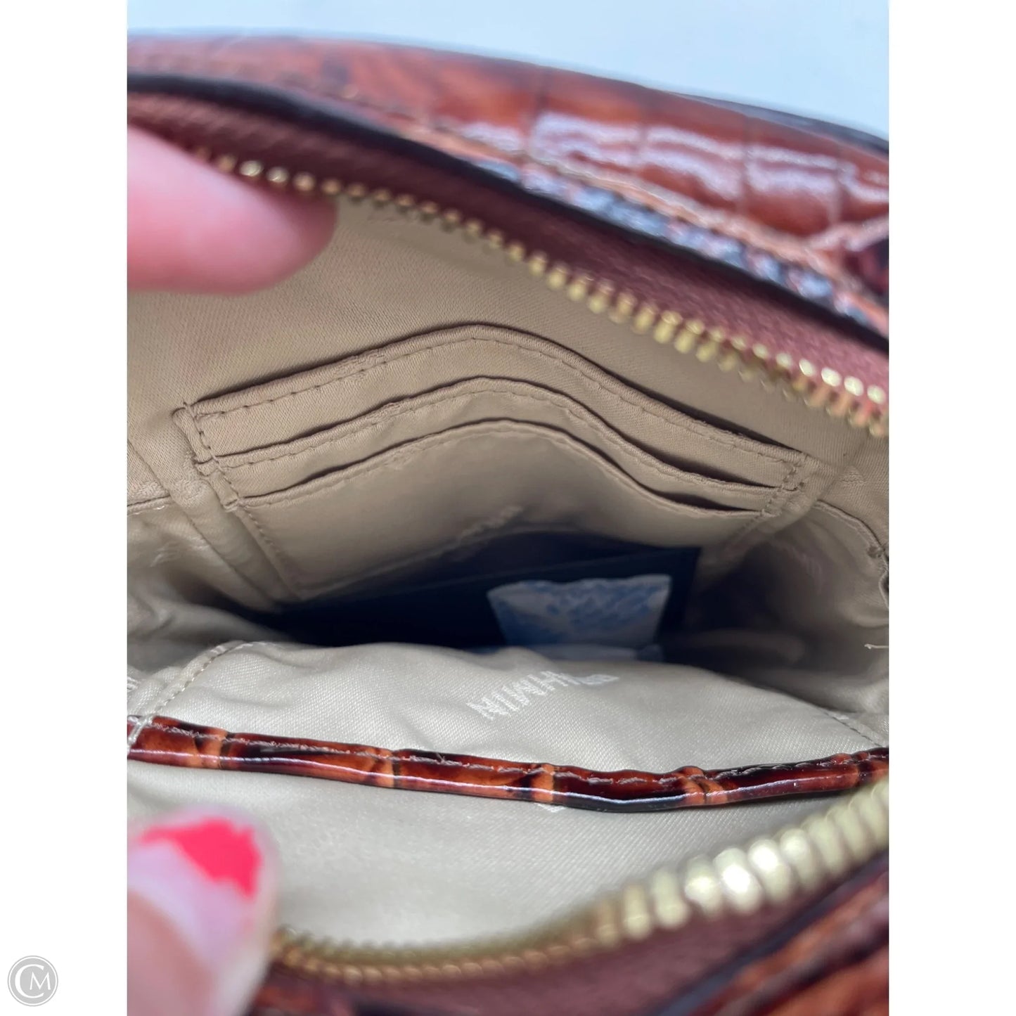 Handbag Designer By Brahmin, Size: Small