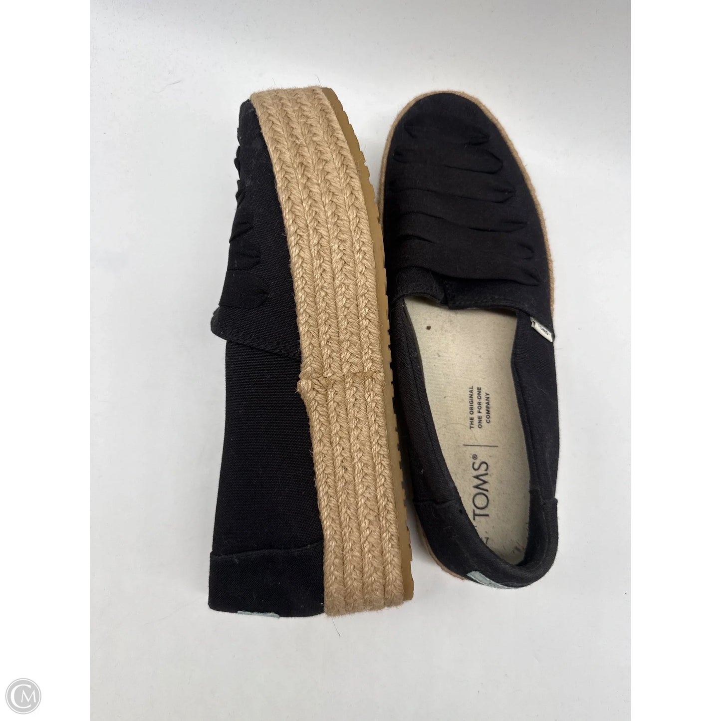 Shoes Heels Platform By Toms In Black, Size: 7