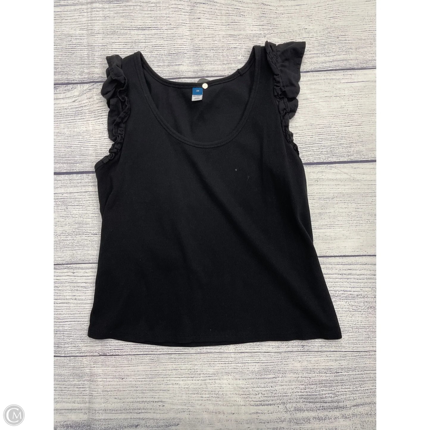 Top Sleeveless Basic By Old Navy In Black, Size: 2x