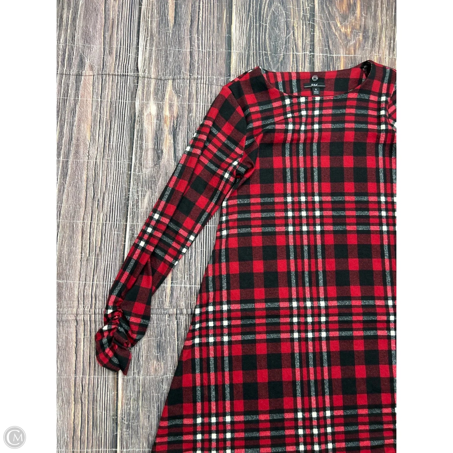 Dress Casual Short By R And K Originals In Red, Size: S