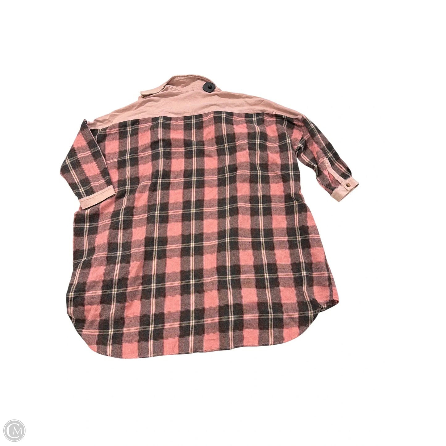 Tunic Long Sleeve By White Birch In Pink, Size: L
