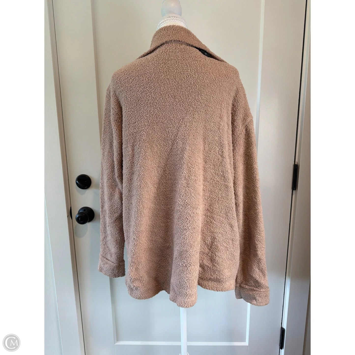 Jacket Shirt By Sincerely Jules In Brown, Size: L