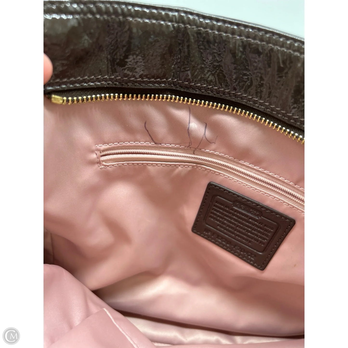 Handbag Designer By Coach, Size: Large
