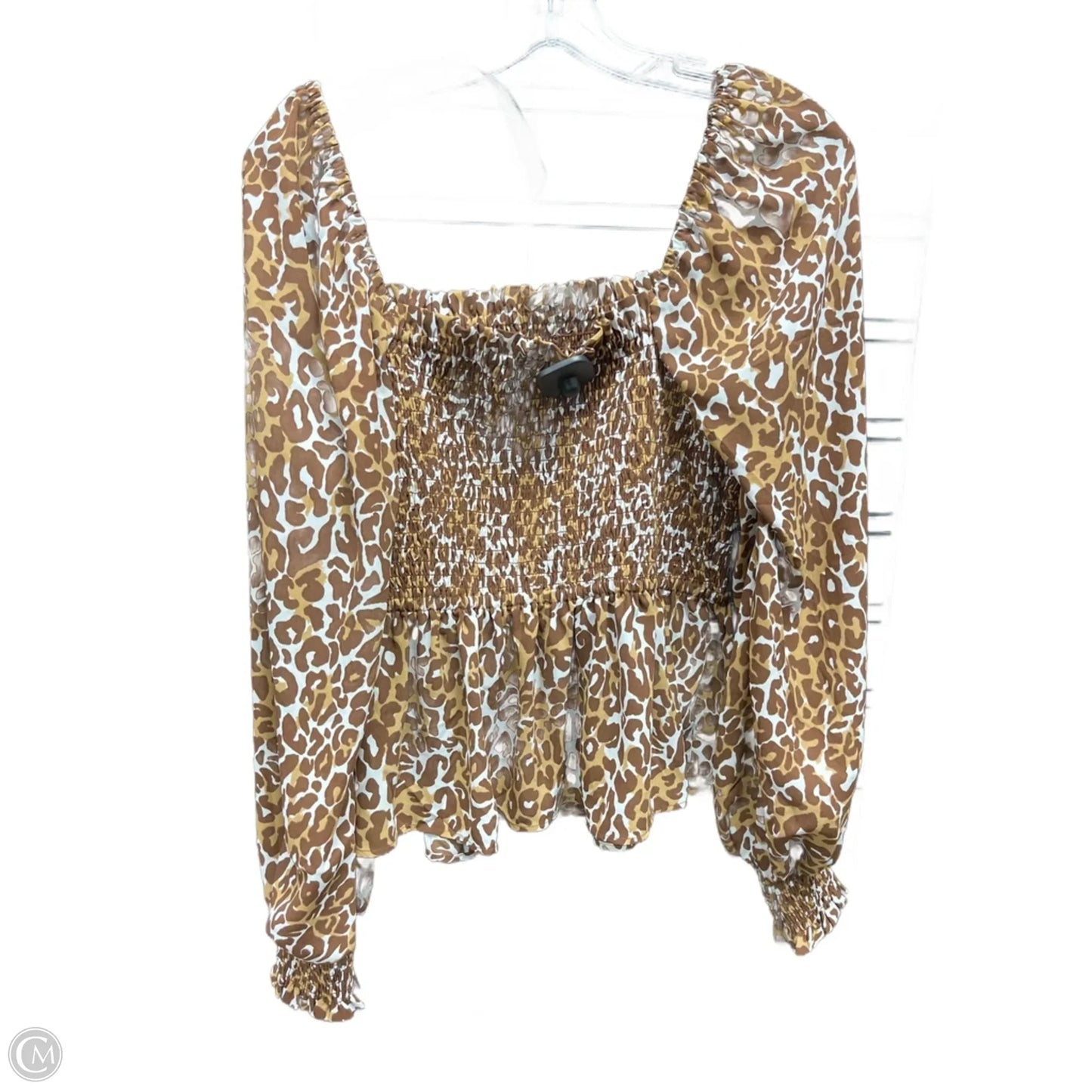 Top Long Sleeve Designer By Lilly Pulitzer In Animal Print, Size: M