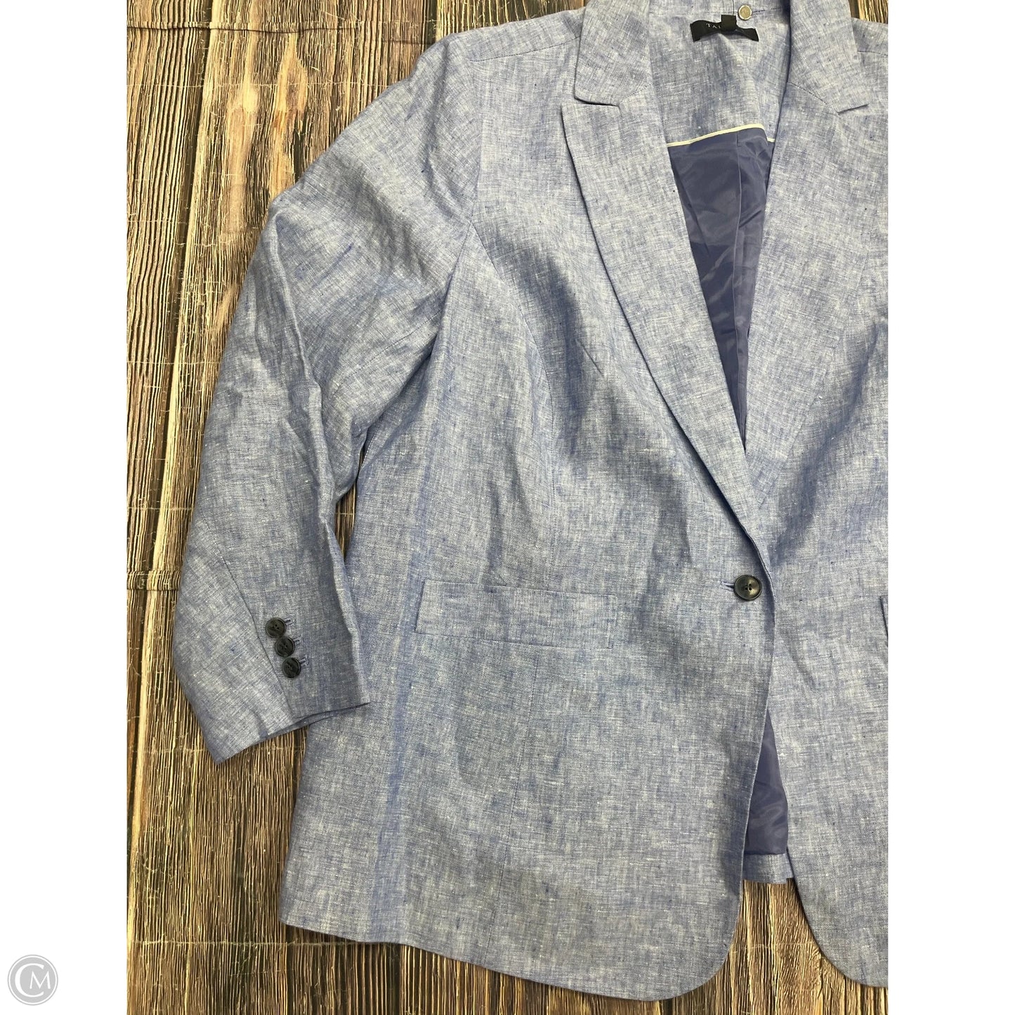 Blazer By Talbots In Blue, Size: 1x