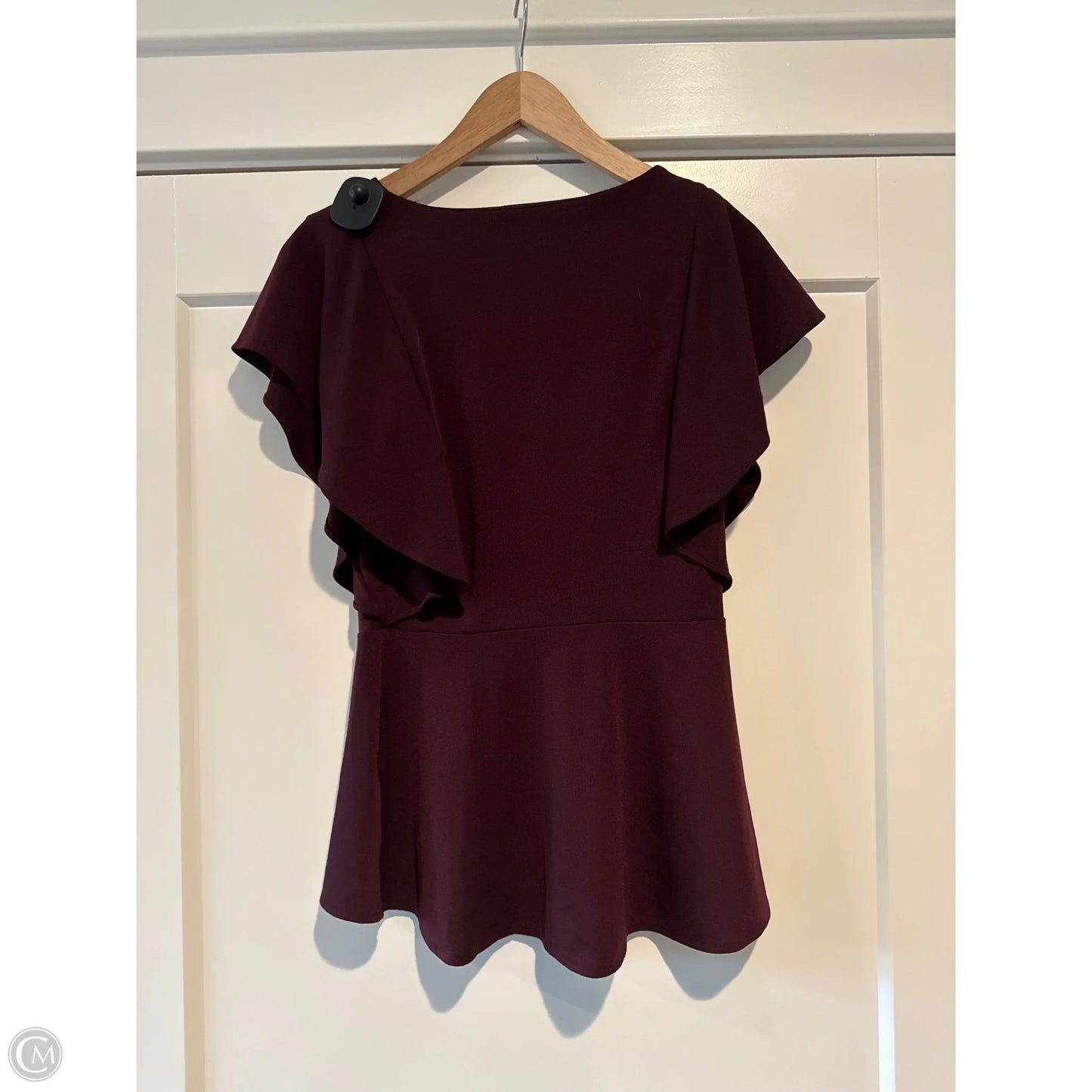 Top Short Sleeve By New York And Co In Red, Size: Xs