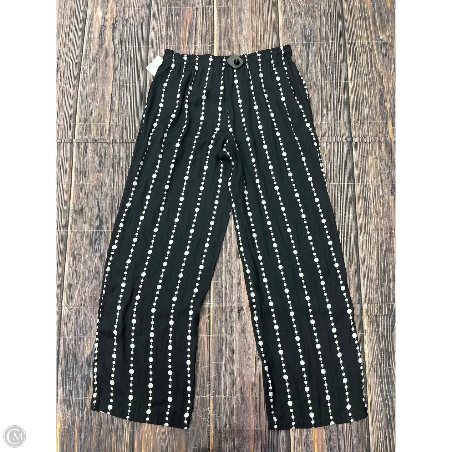 Pants Designer By Kate Spade In Black, Size: L