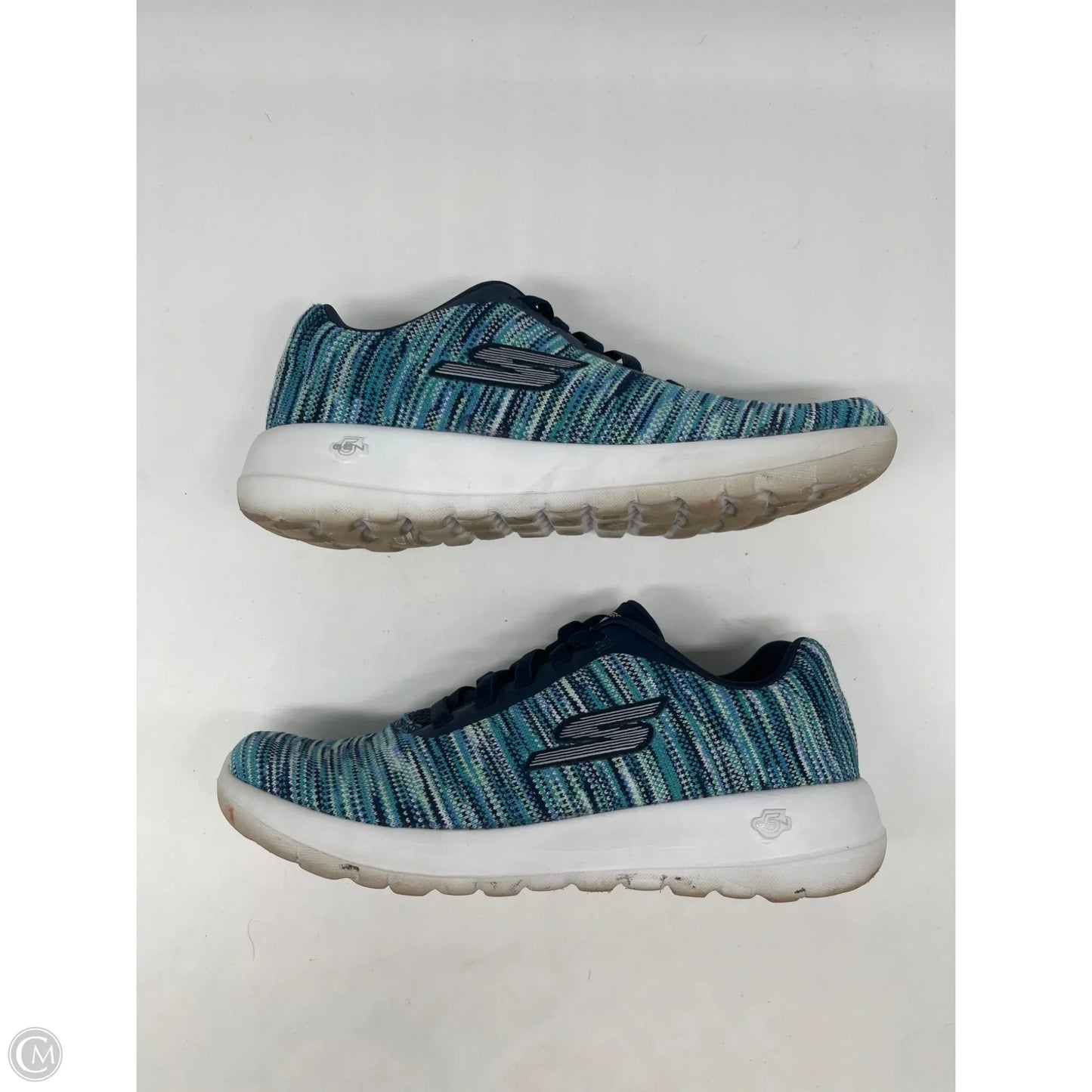 Shoes Athletic By Skechers In Blue, Size: 6.5