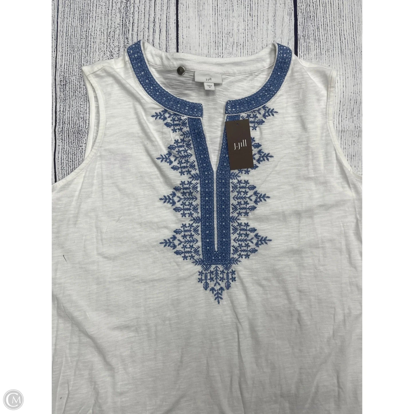 Tank Top By J. Jill In White, Size: Xl