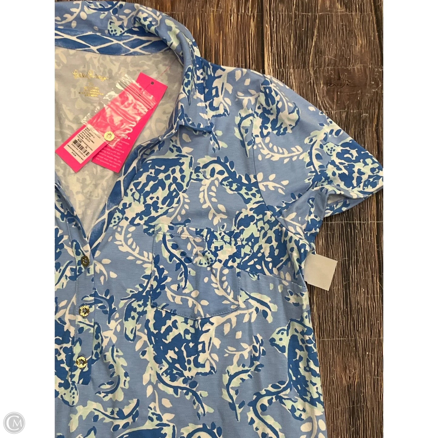 Dress Designer By Lilly Pulitzer In Blue, Size: Xl