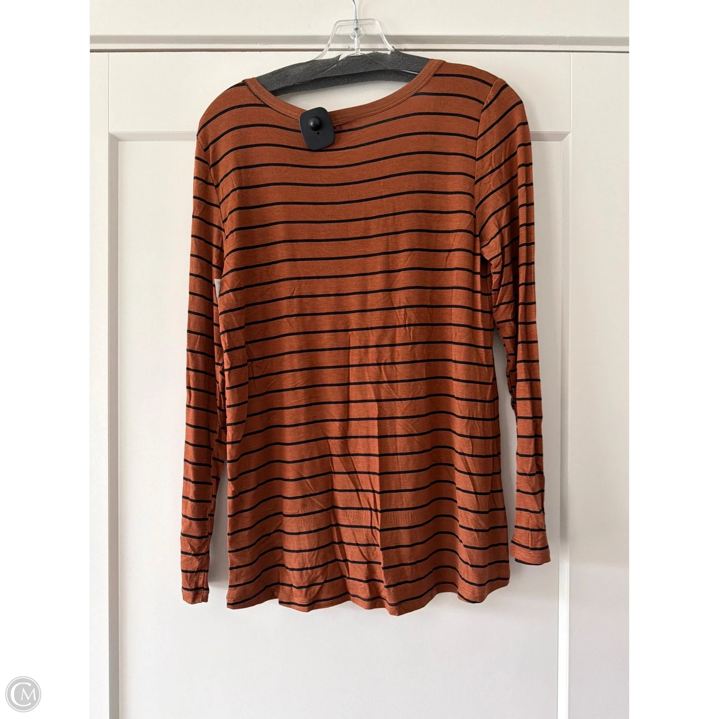 Top Long Sleeve By Maurices In Brown, Size: S