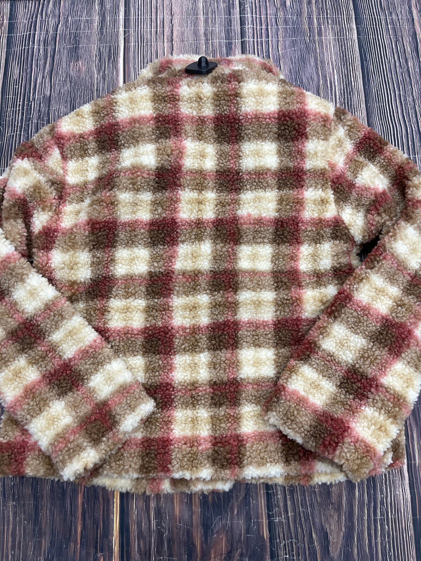 Coat Faux Fur & Sherpa By Avec Les Filles In Tan, Size: S