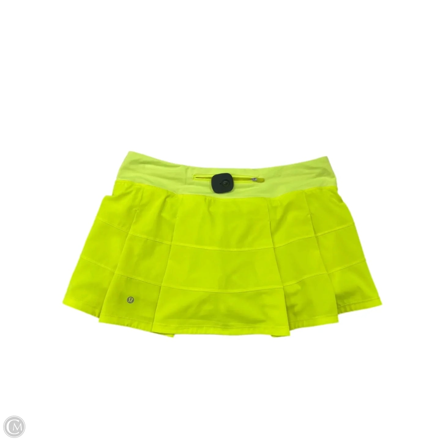 Athletic Skirt By Lululemon In Yellow, Size: 12