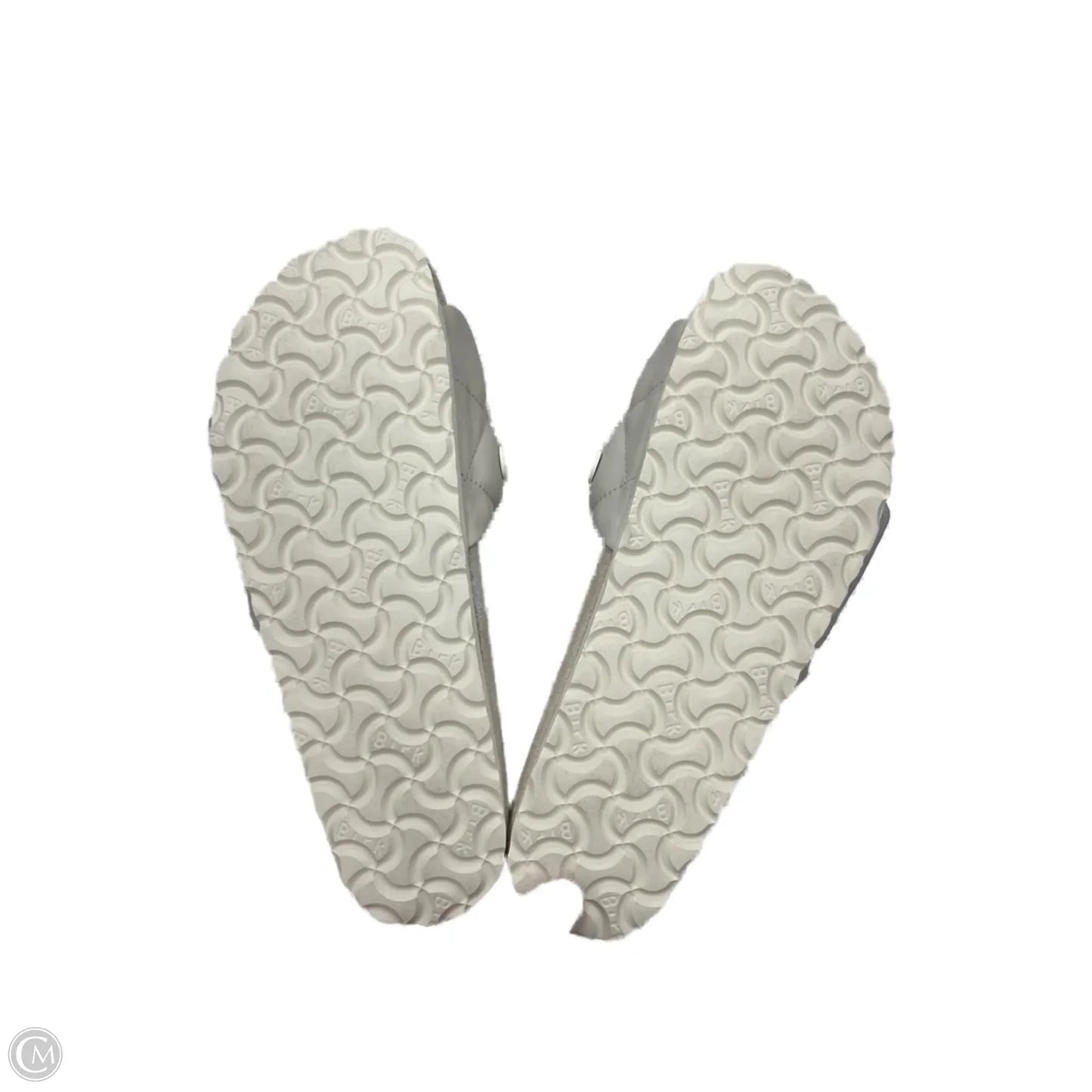 Sandals Flats By Birkenstock In Cream, Size: 8