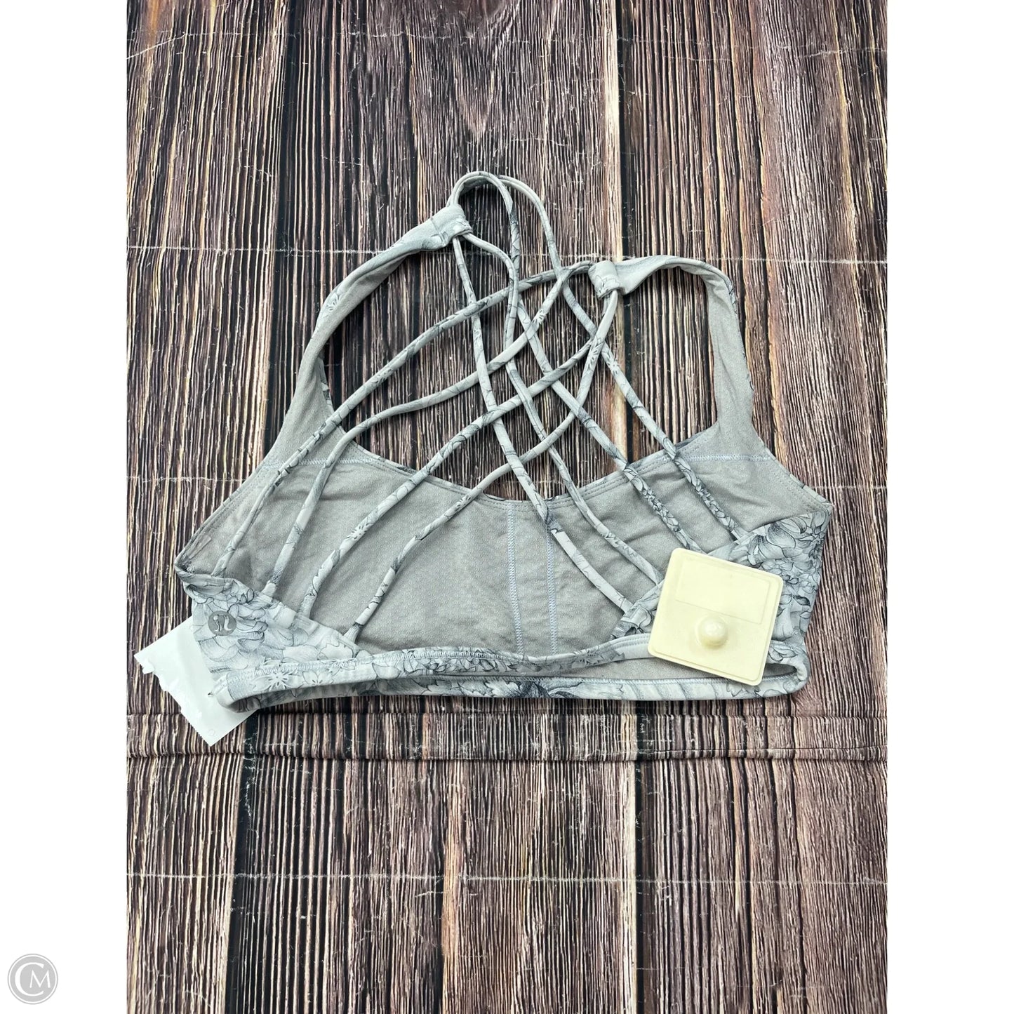 Athletic Bra By Lululemon In Grey, Size: 6