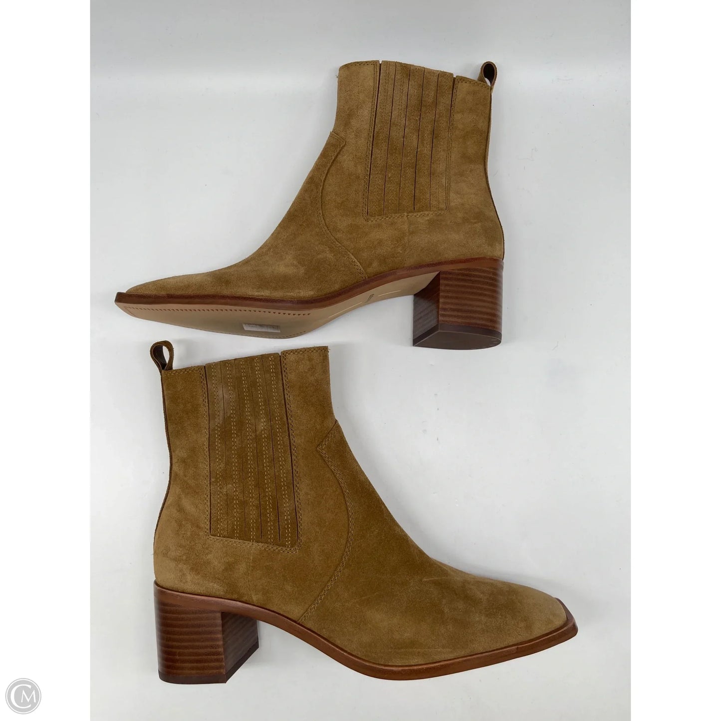 Boots Ankle Heels By Dolce Vita In Brown, Size: 12