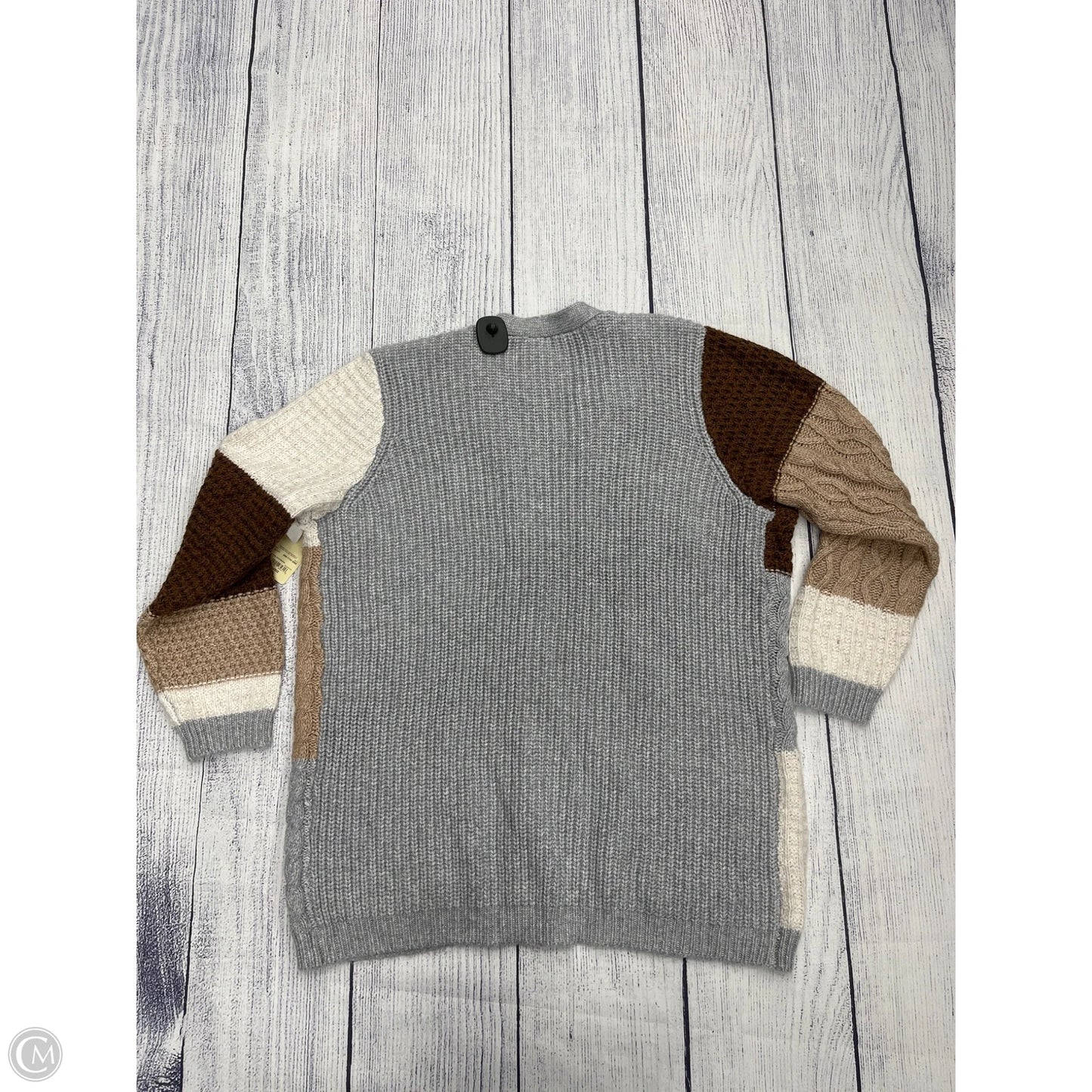 Sweater Cardigan By St Johns Bay In Grey, Size: Xl
