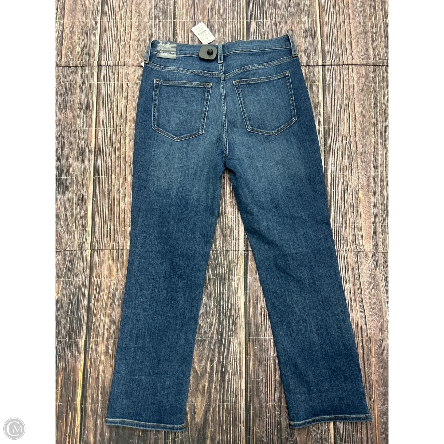 Jeans Straight By J. Crew In Blue Denim, Size: 8