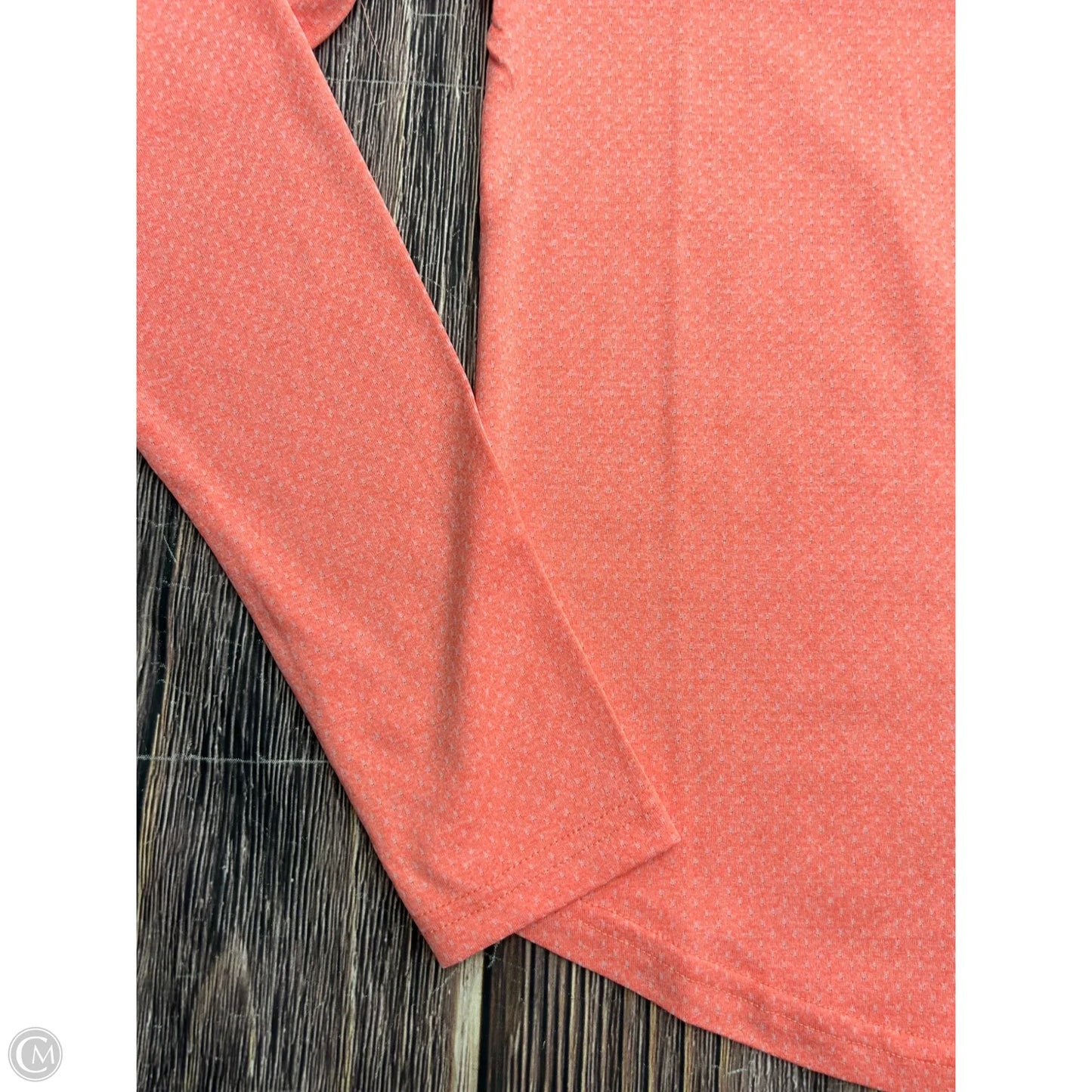 Athletic Top Long Sleeve Crewneck By Columbia In Peach, Size: S