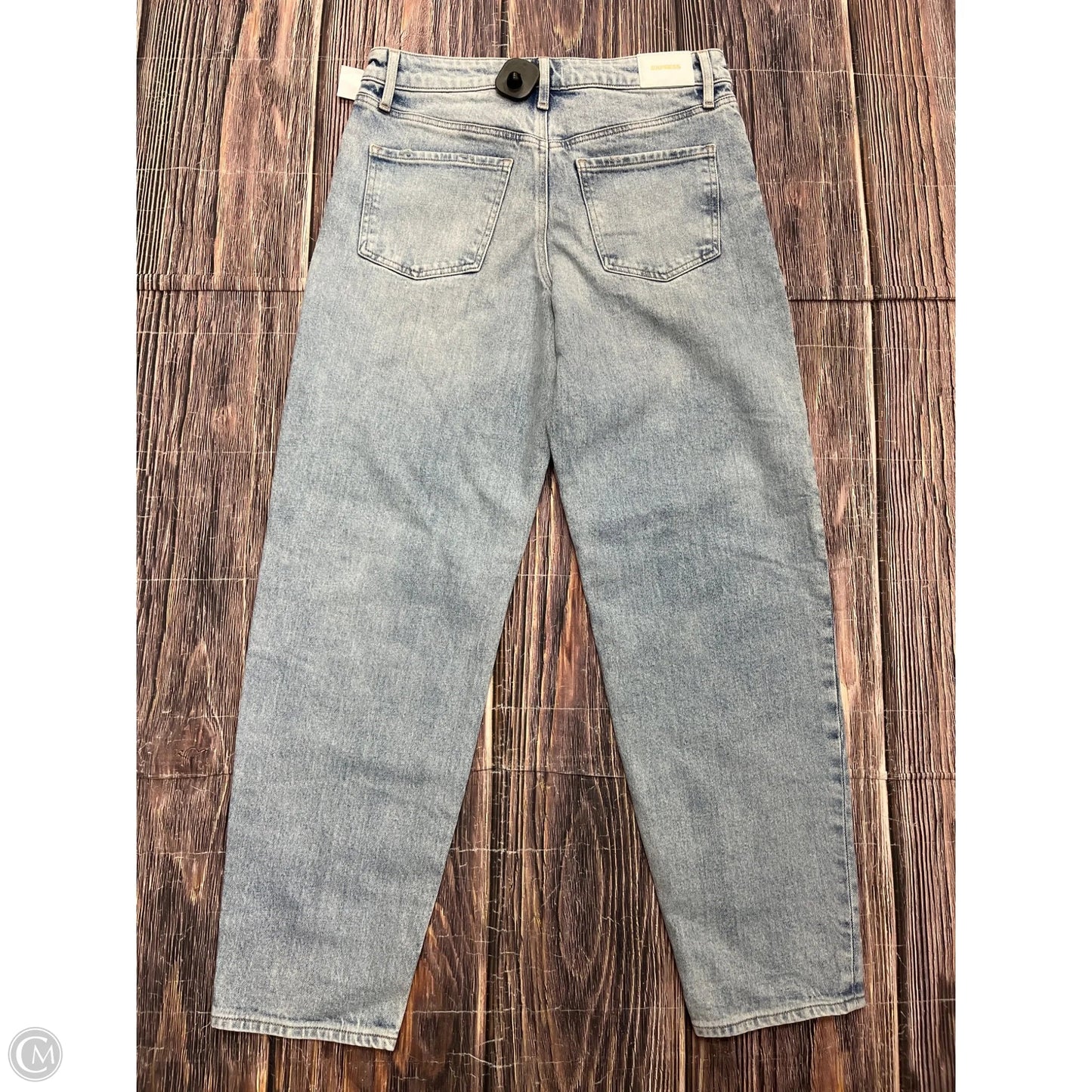 Jeans Boot Cut By Express In Blue Denim, Size: 6S