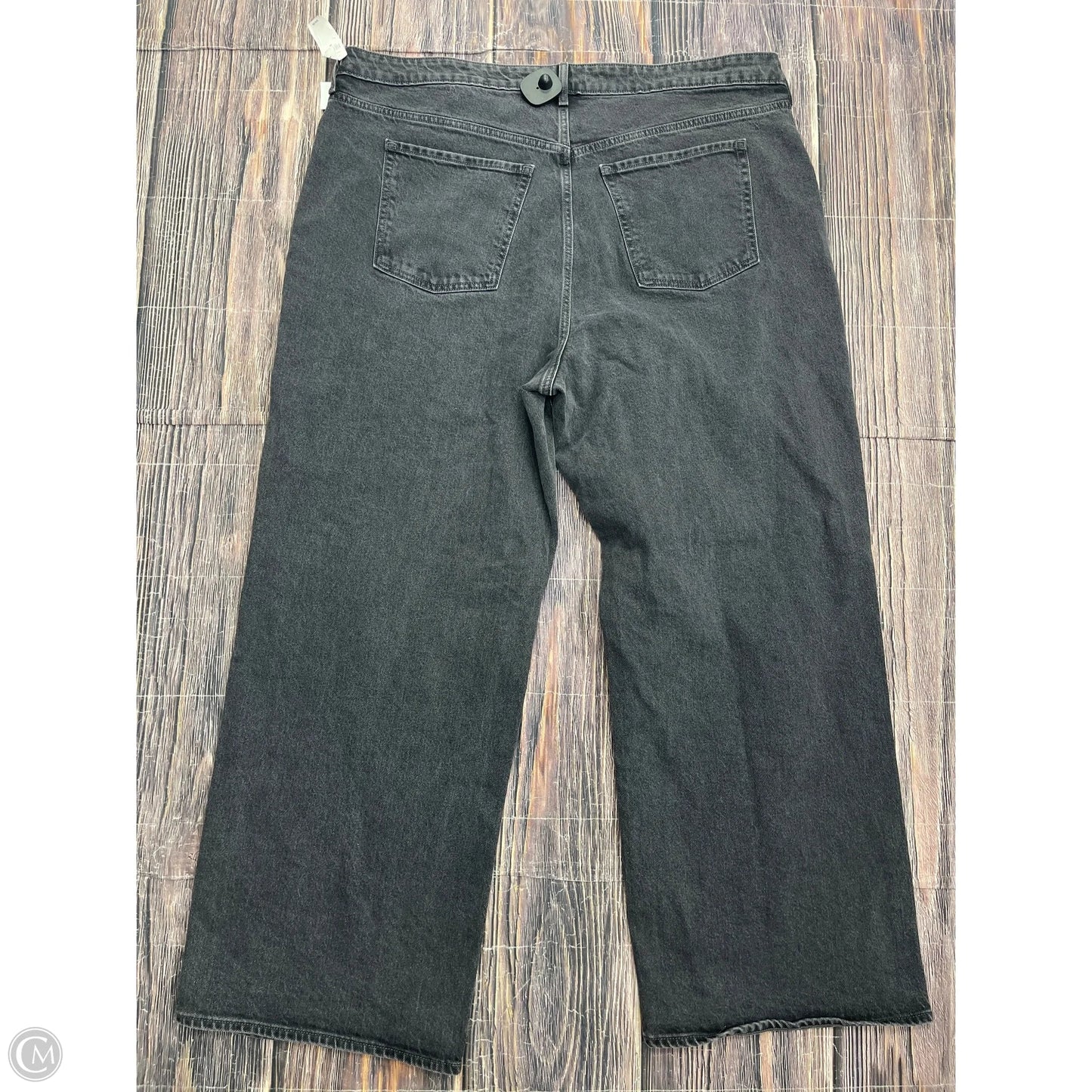 Jeans Wide Leg By Old Navy In Black, Size: 20