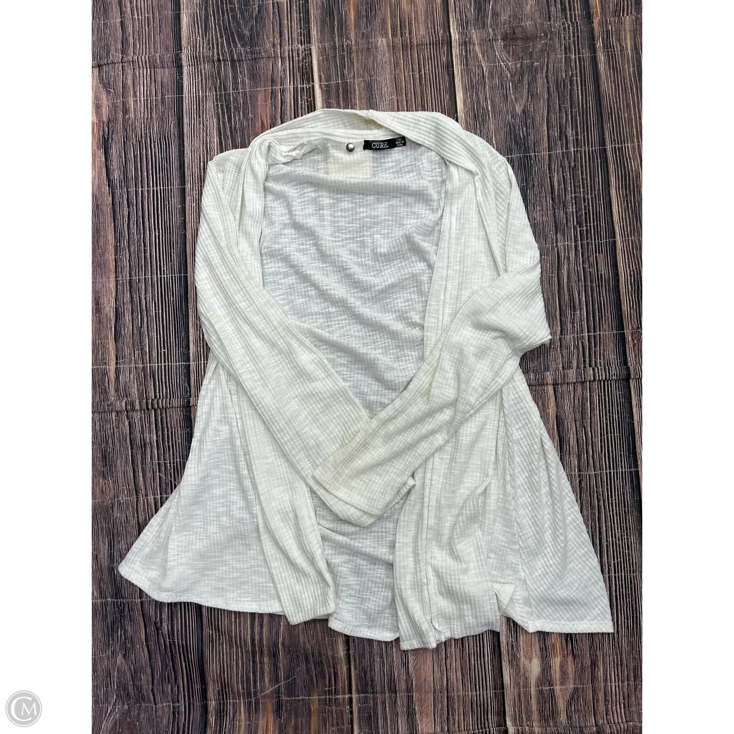 Cardigan By Cure In White, Size: 1x