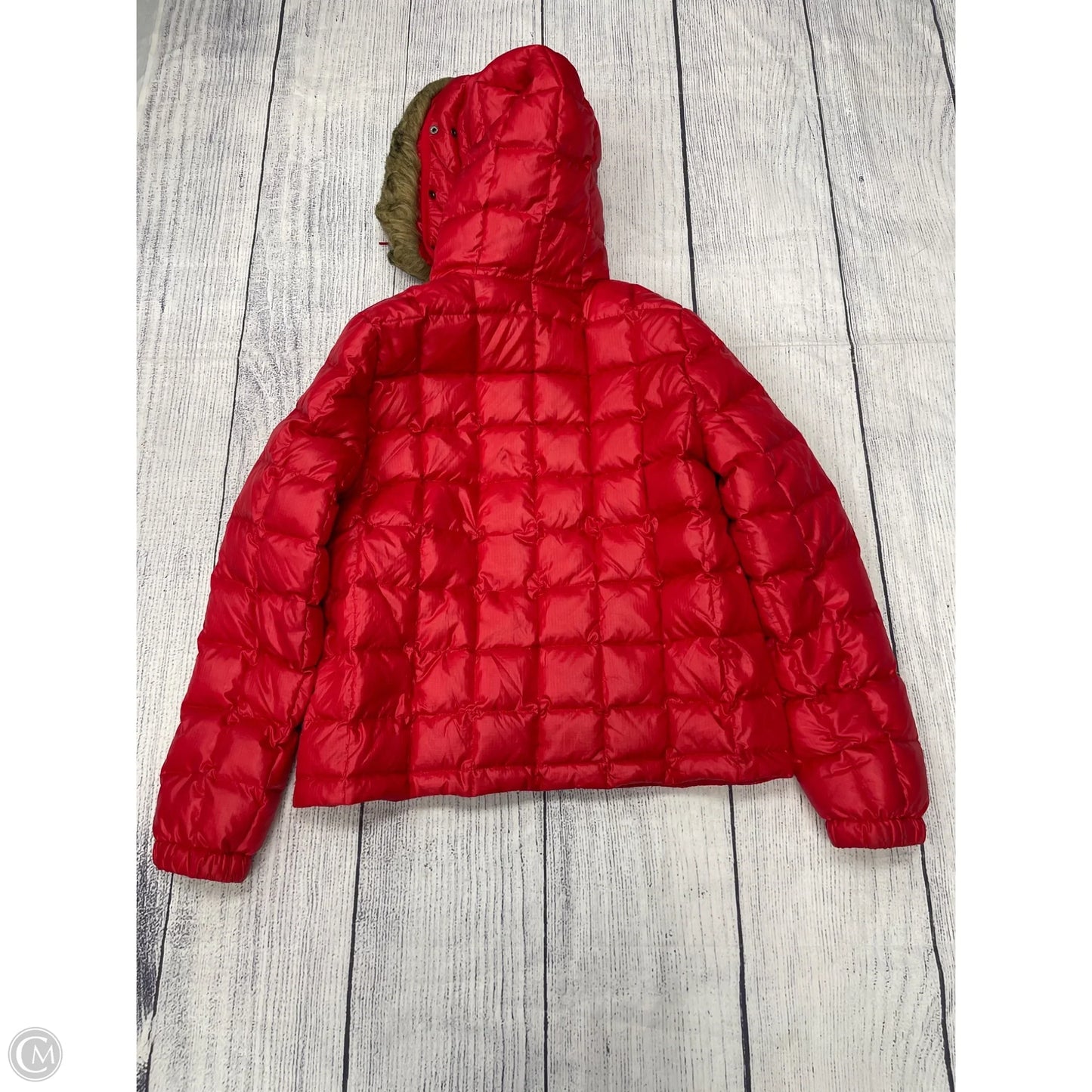 Coat Puffer & Quilted By J. Crew In Red, Size: M
