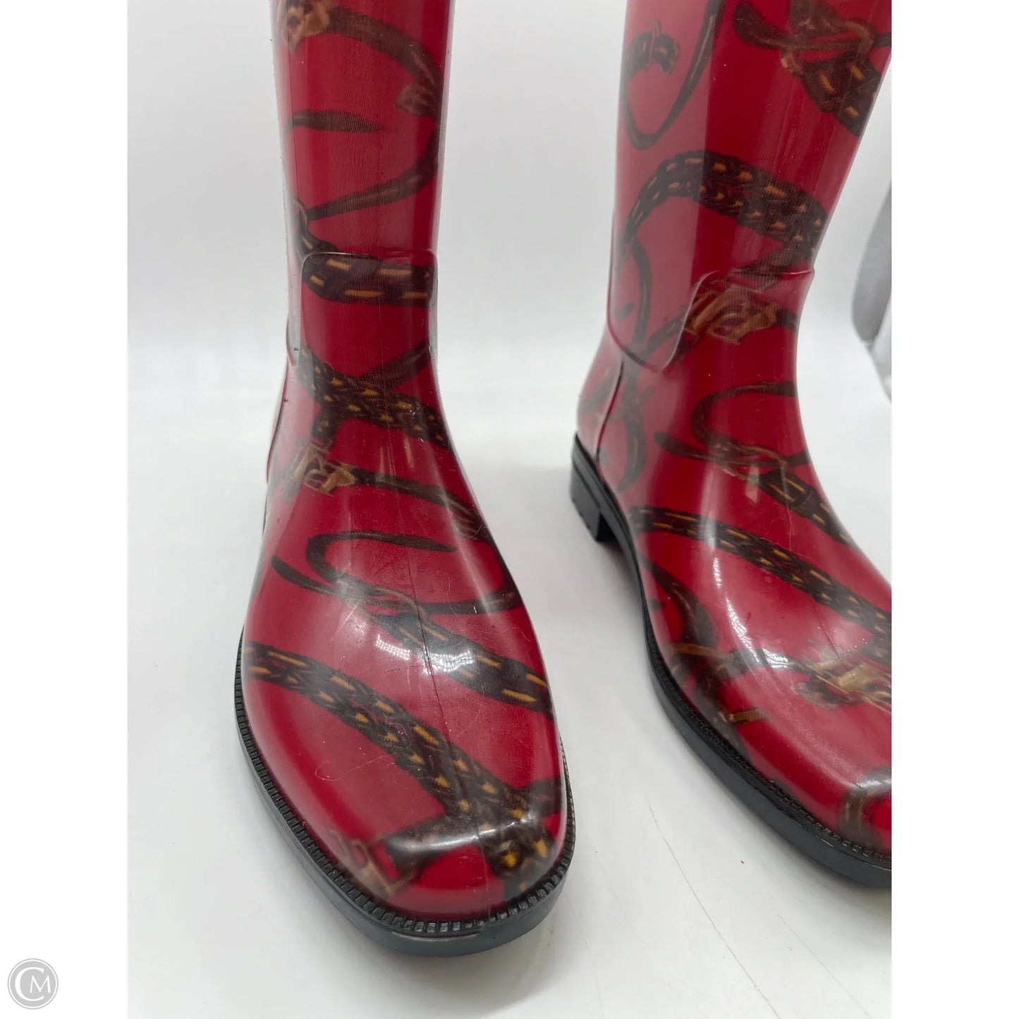 Boots Rain By Ralph Lauren In Red, Size: 8