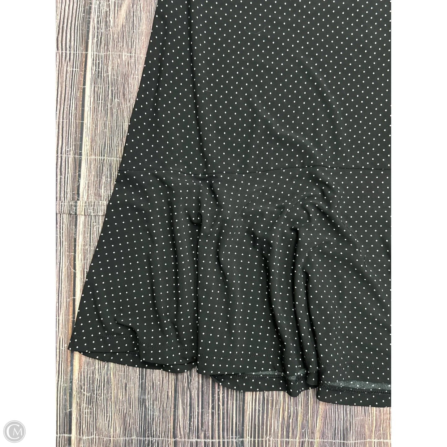Skirt Midi By Chaps In Black, Size: 3x