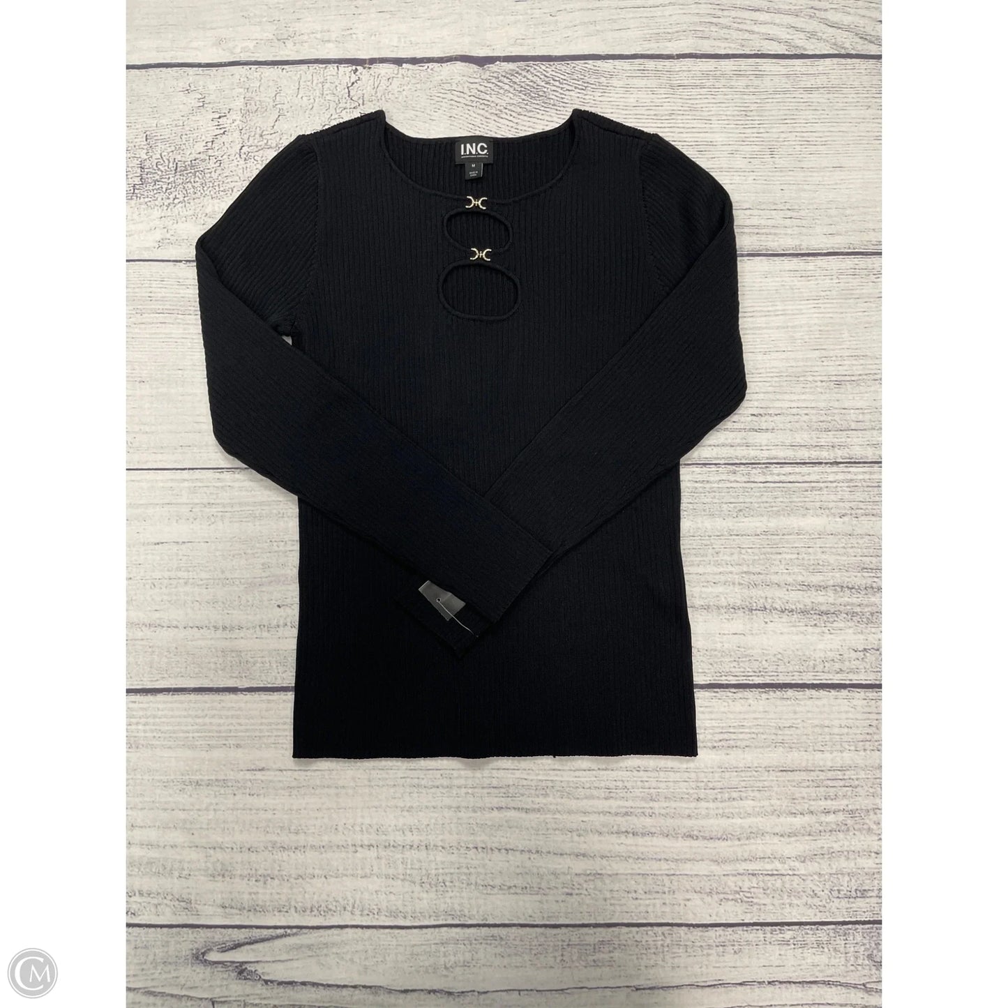 Sweater By Inc In Black, Size: M