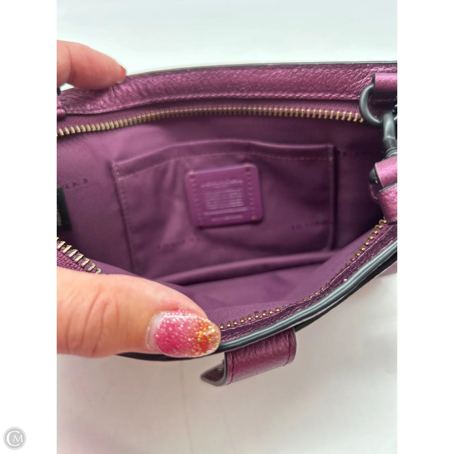 Handbag Designer By Coach, Size: Small