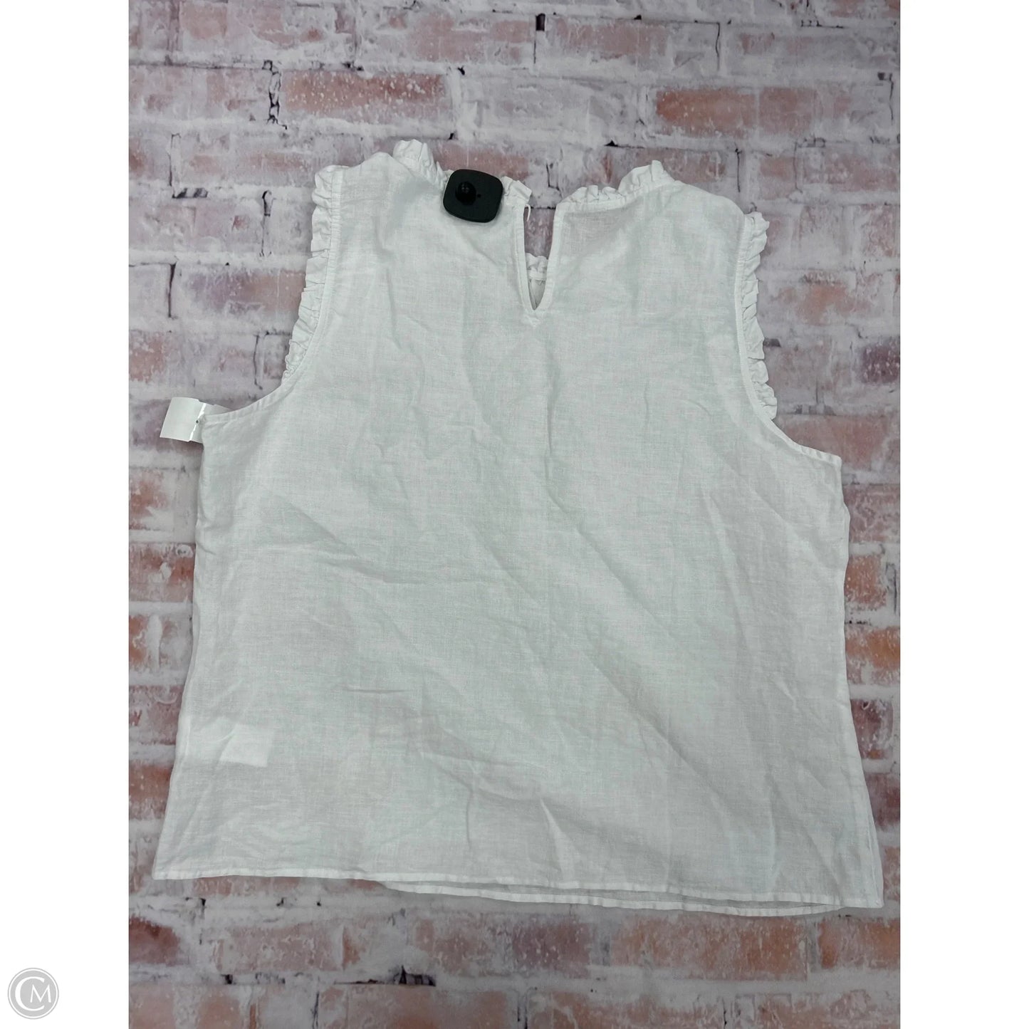 Tank Top By J. Crew In White, Size: L