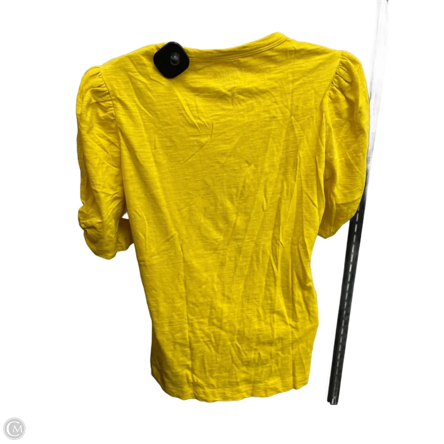Top Short Sleeve By Chicos In Yellow, Size: M