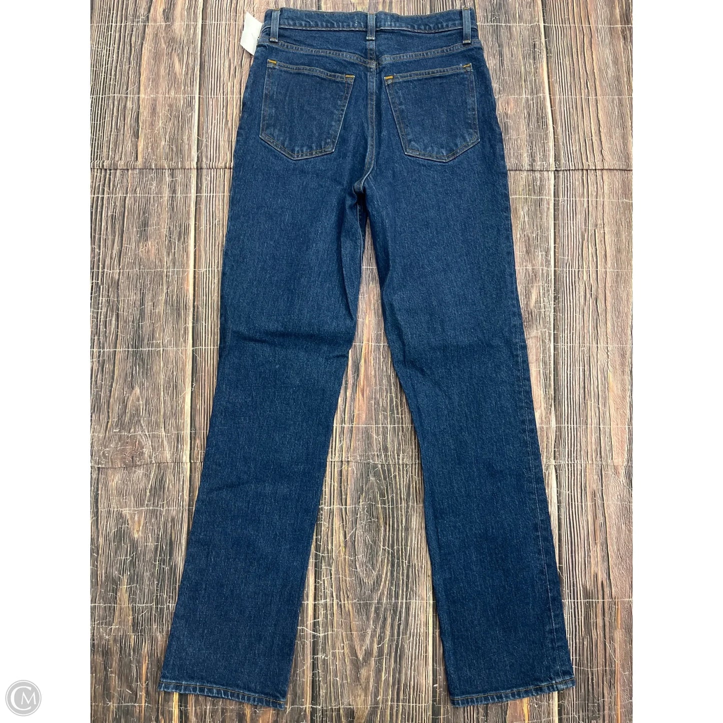 Jeans Straight By Abercrombie And Fitch In Blue Denim, Size: 4l
