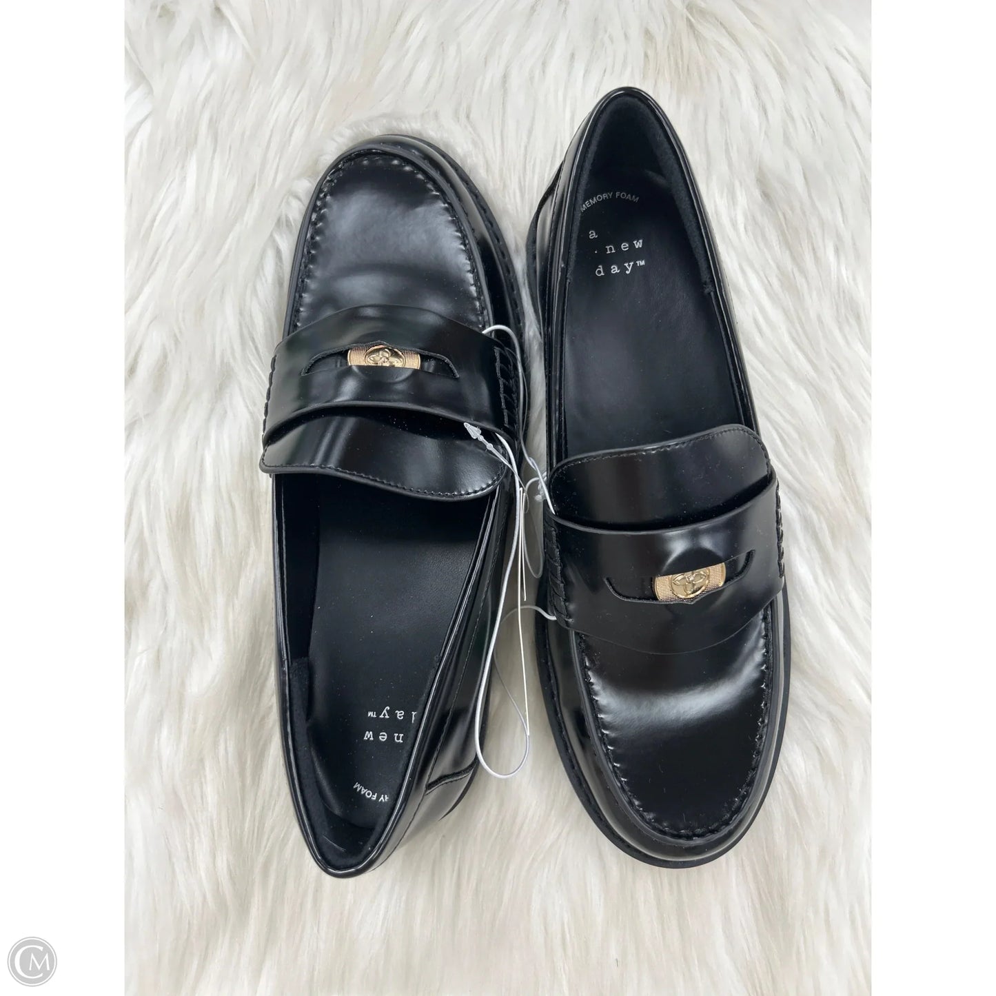 Shoes Flats By A New Day In Black, Size: 8.5