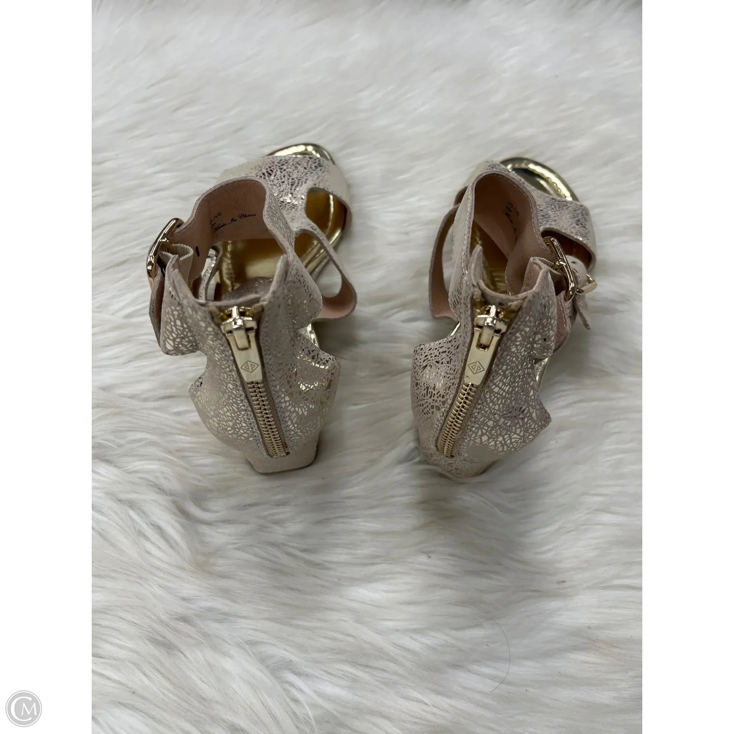 Sandals Heels Wedge By Donald Pliner In Pink, Size: 9