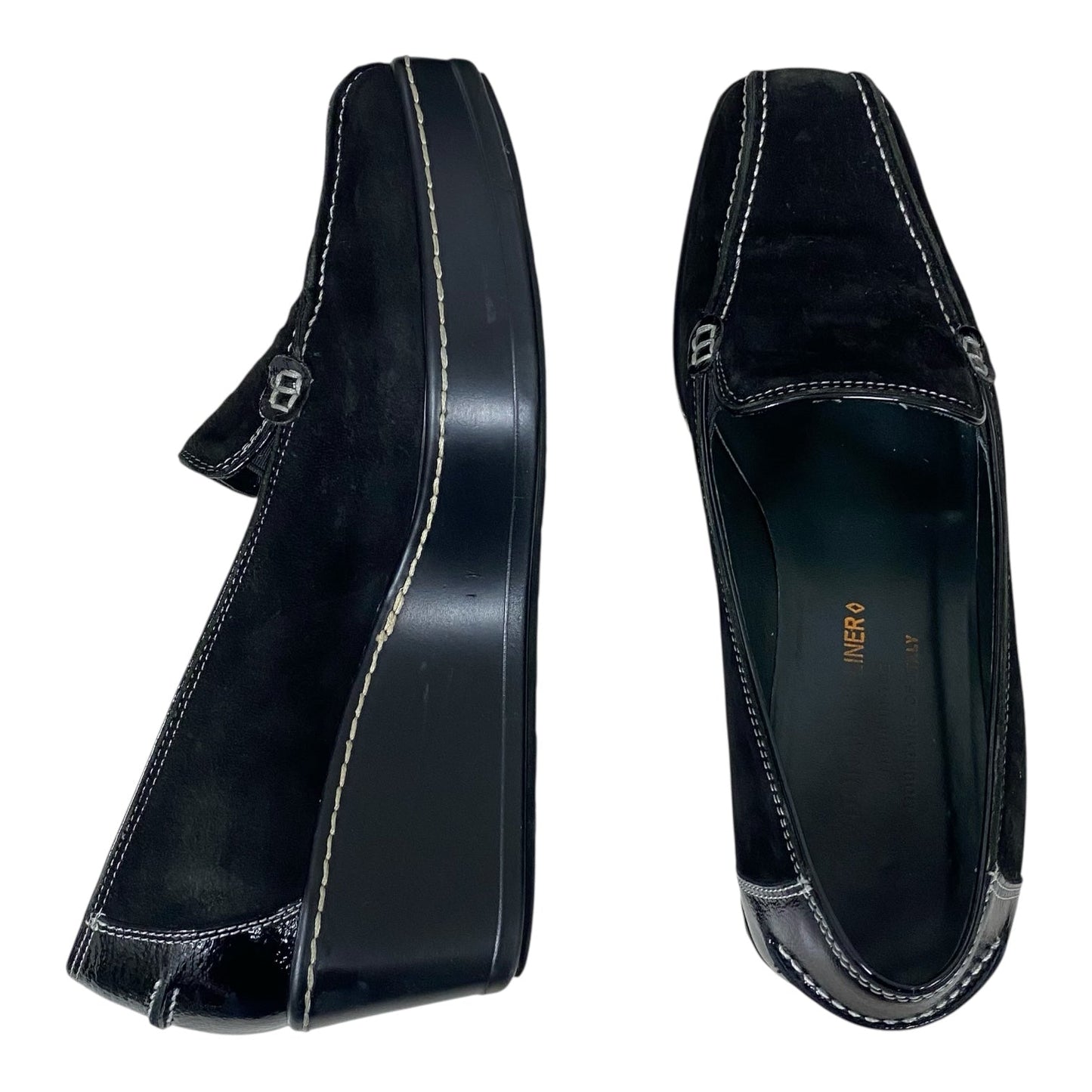 Shoes Flats By Donald Pliner In Black, Size:7