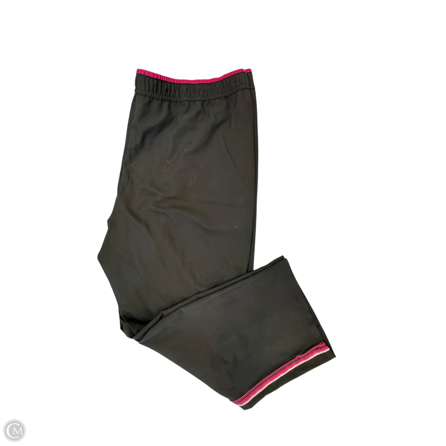 Athletic Pants By Made For Life In Black & Pink, Size: 3x