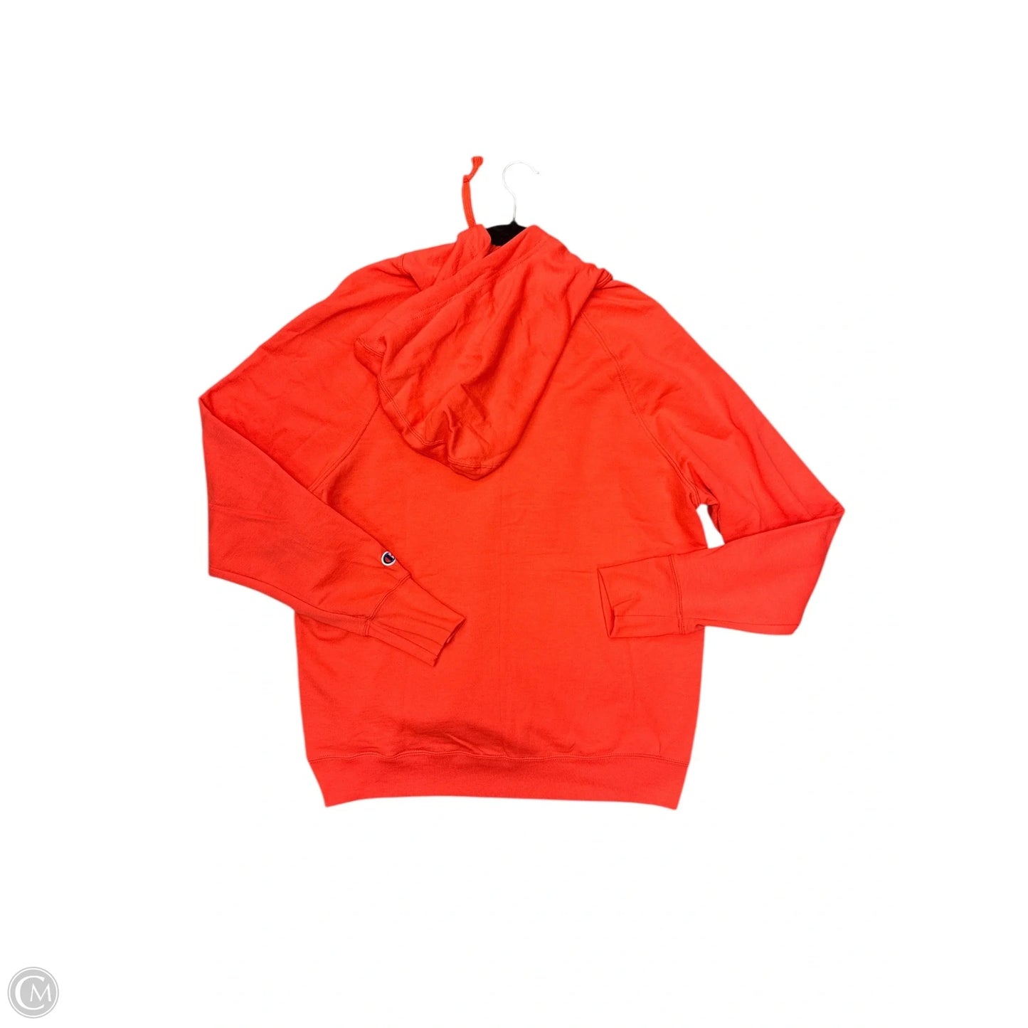 Sweatshirt Hoodie By Champion In Orange, Size: Xl