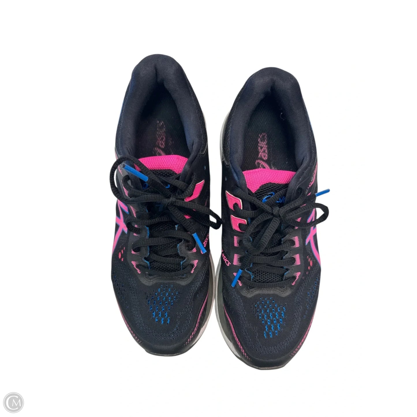 Shoes Athletic By Asics In Black & Pink, Size: 8