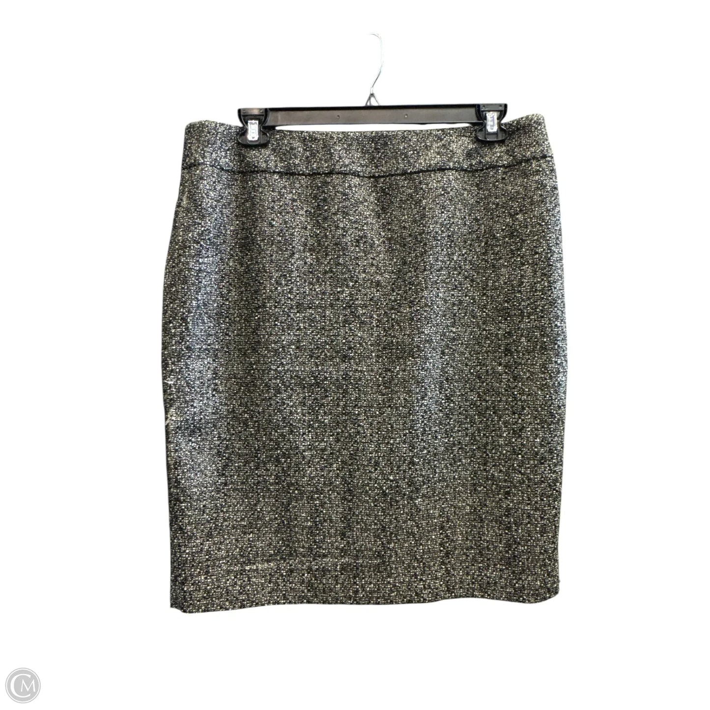 Skirt Midi By Kasper In Black & Gold, Size: 14