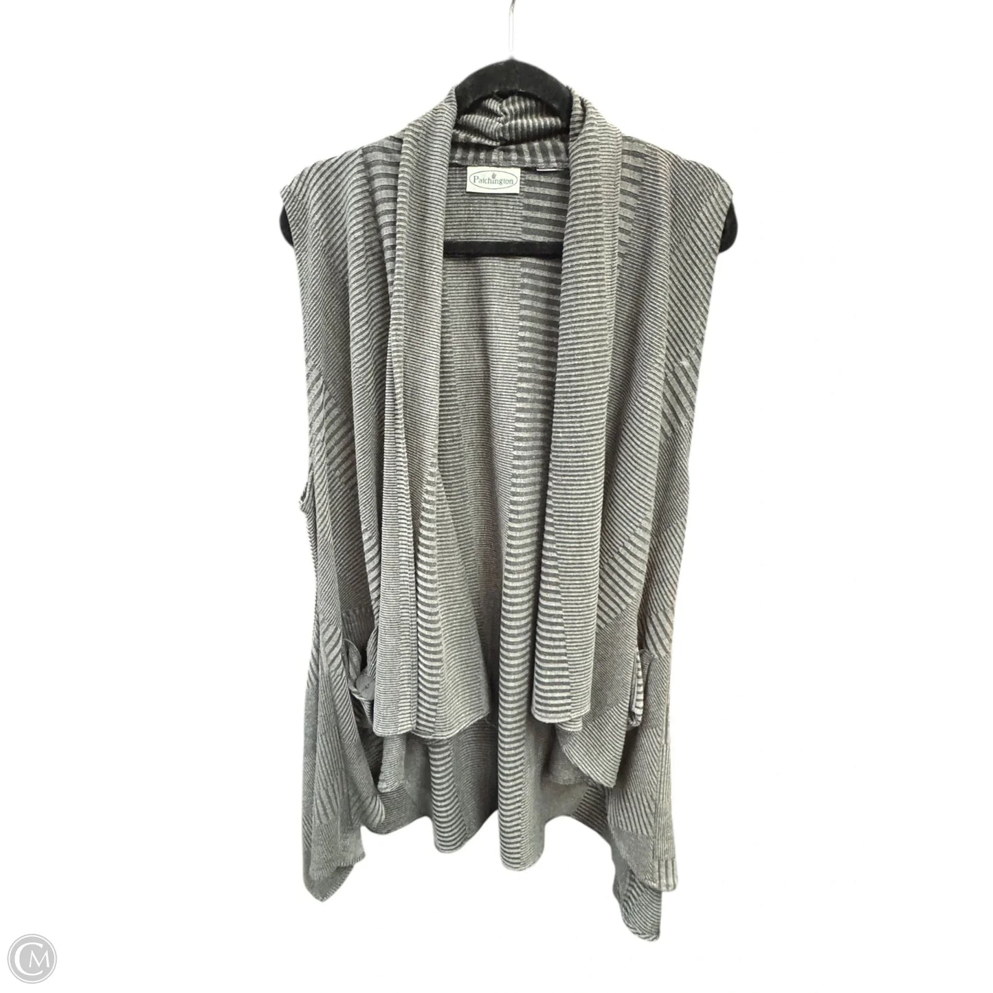 Shawl By Clothes Mentor In Grey, Size: Xl