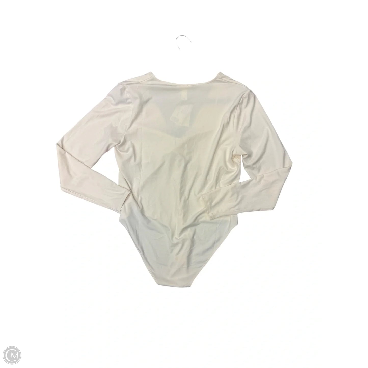 Bodysuit By H&m In Cream, Size: Xl