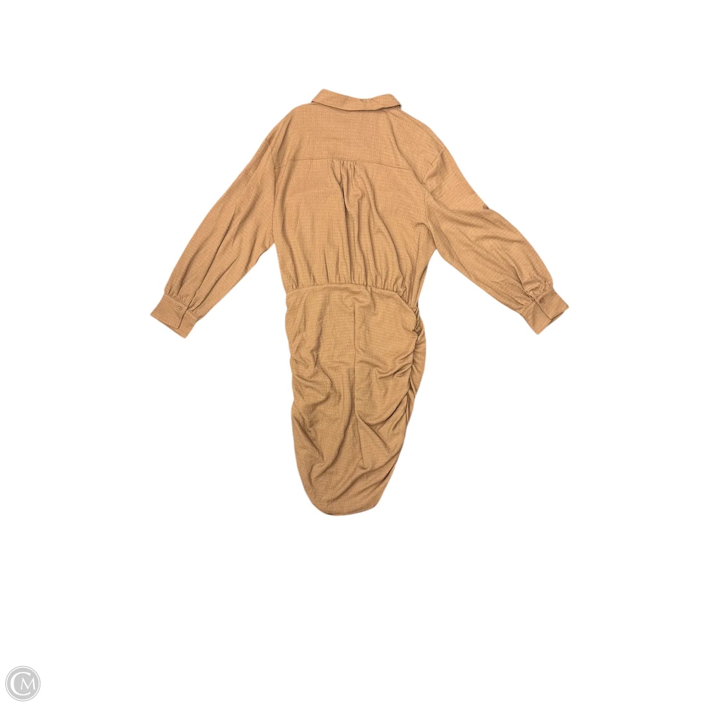 Dress Casual Midi By Fashion Nova In Tan, Size: 20