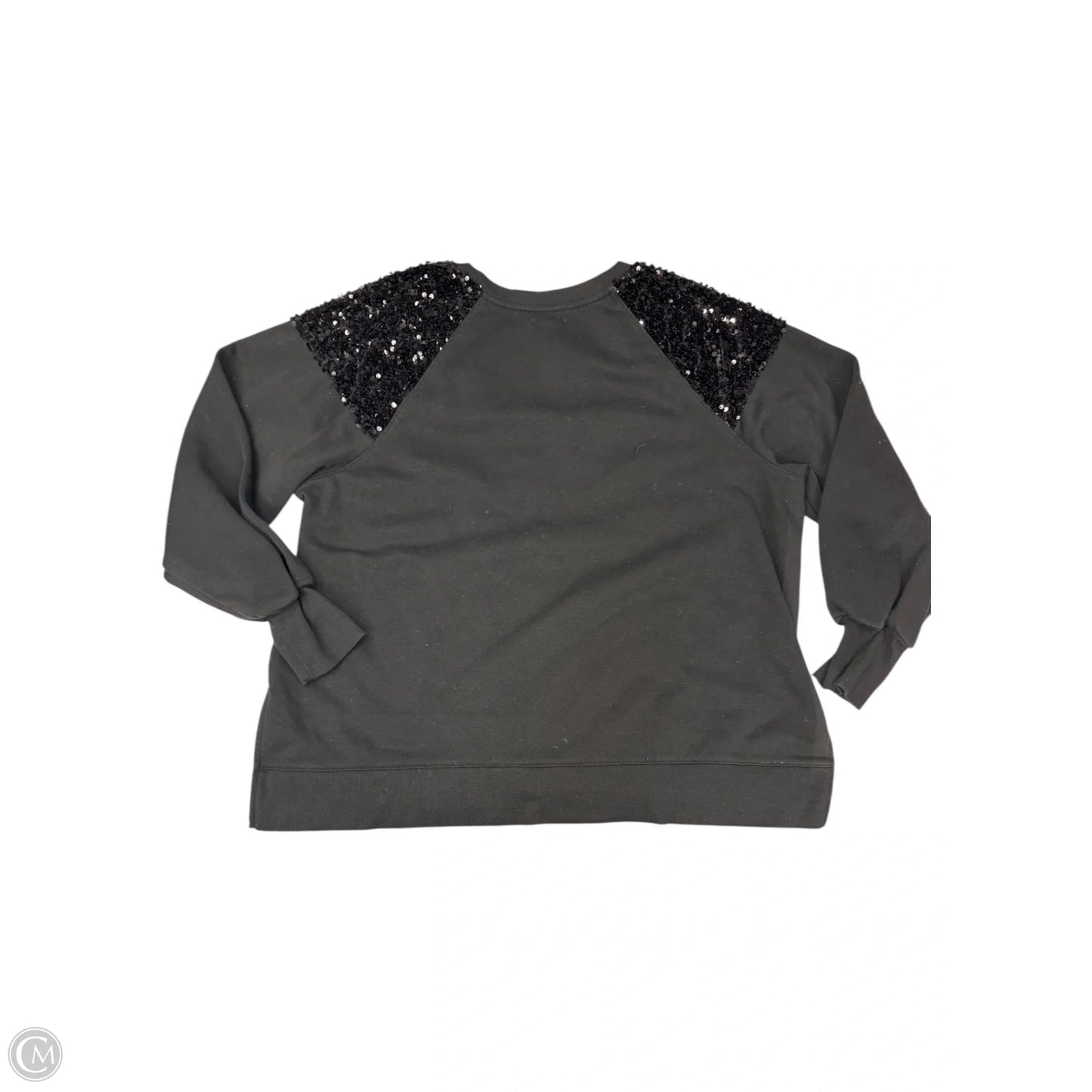 Sweatshirt Crewneck By Maurices In Black, Size: 1x