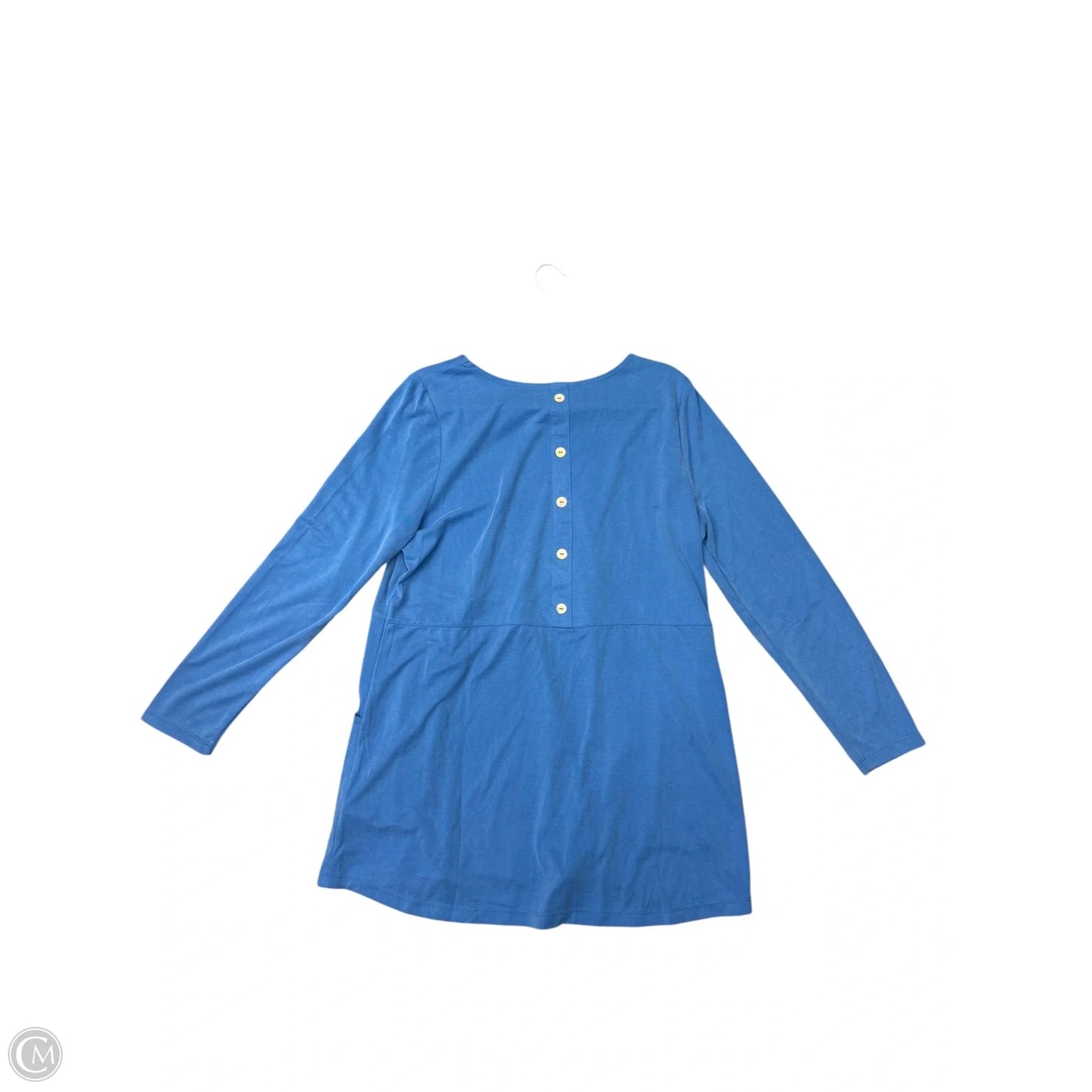 Top Long Sleeve By Soft Surroundings In Blue, Size: L